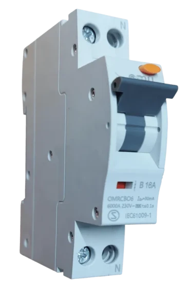 Prúdový chránič s ističom OMU C 16A 0,03A