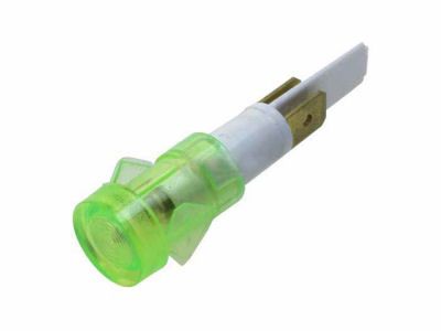 Kontrolka 230V - 12mm neónová zelená