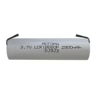 Batéria nabíjacia Li-Ion 18650 3,7V / 2900mAh 3C s pásikovými vývodmi