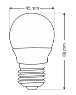 Žiarovka LED E27 G45 8W 736lm 6500K