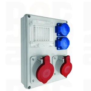 Rozvodnica R-BOX SLIM  (1x16/5, 1x32/5, 2x250, ) B.SLIM-4S-2BR