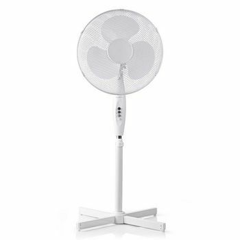 Stojanový ventilátor 60cm, 3-rýchlosti, 40W, biely