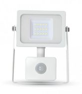 Reflektor LED 10W studená biela so senzorom, V-TAC (Samsung)