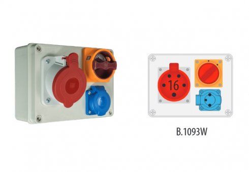 Rozvodnica R-BOX 190 (1x16/5, 1x250, Vyp. 0-1)