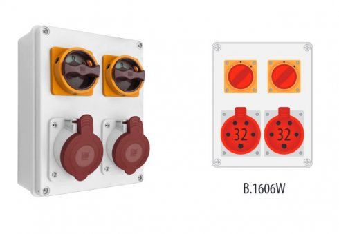 Rozvodnica R-BOX 240 (2x32/5, 2xVyp. 0-1)
