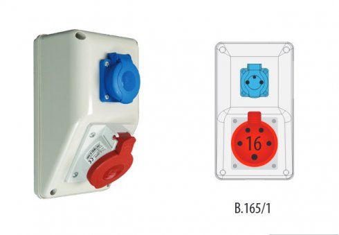 Rozvodnica R-BOX KOMPAKT (1x16/5, 1x250)