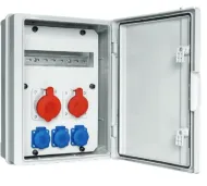 Zásuvková skriňa (2x32/5, 3x250V, 12S IP65)