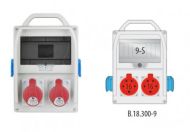 Rozvodnica R-BOX 300 (2x16/5, 2x250, 9S) s rúčkou