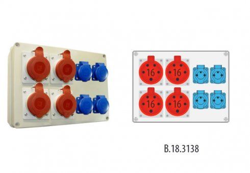 Rozvodnica R-BOX 300 (4x16/5, 4x250)