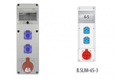 Rozvodnica R-BOX SLIM-6 (1x16/5, 2x250, 6S)