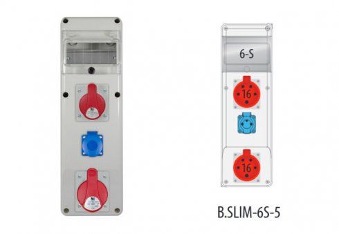 Rozvodnica R-BOX SLIM-6 (2x16/5, 1x250, 6S)