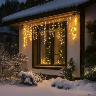 Svetelný záves KKF300D5M 5x0,56m teplá biela s FLASH efektom 