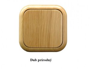 Vypínač Natural LXD č.6 dub prírodný
