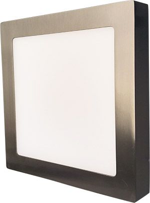 Prisadené LED svietidlo FENIX SQUARE MATT CHROME 24W